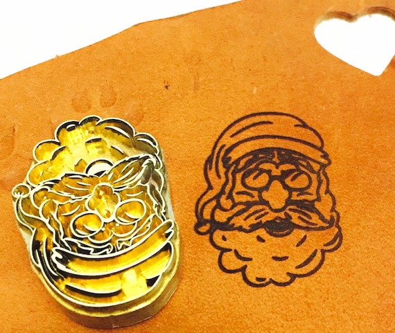 Custom Leather Stamp with Screw, Personalized Logo Stamp