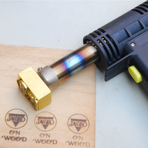 Electric Wood Branding Iron, Adjustable Temperature, Custom Stamp (25mm)