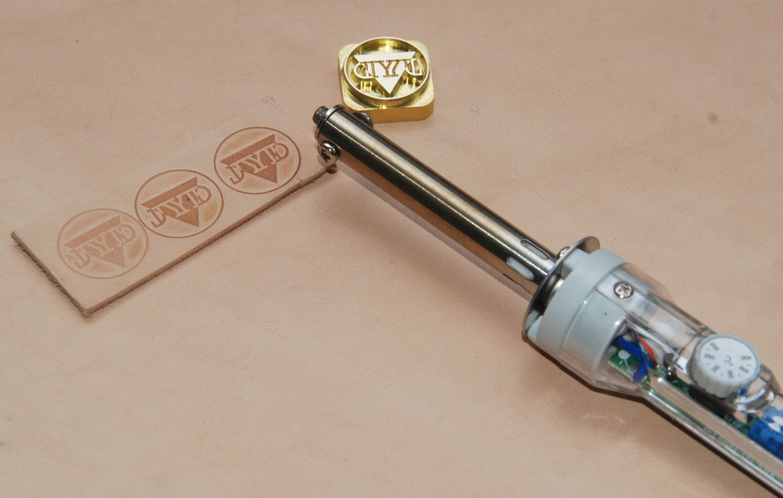 Heat Emboss Leather tools Custom Leather Stamp branding Etsy