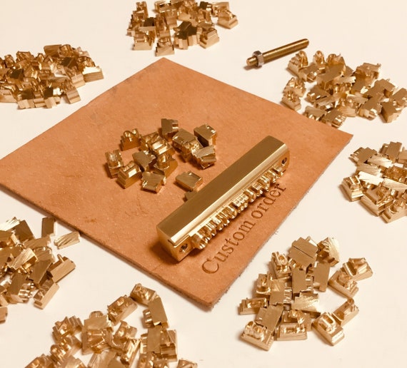 Custom T-Slot Alphabet Stamp: Leather, Wood & Pottery Tools
