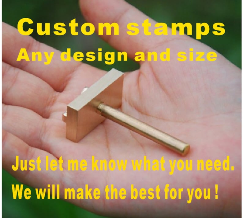 Custom Leather Stamp Wood Stamp Bread Stamp Logo Stamp Custom Etsy