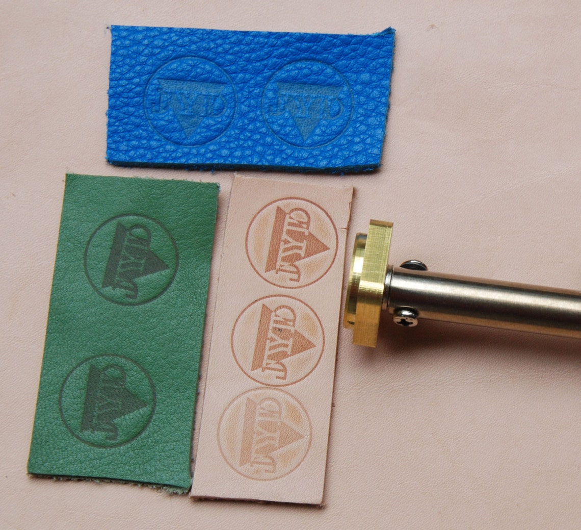 Heat Emboss Leather tools Custom Leather Stamp branding Etsy