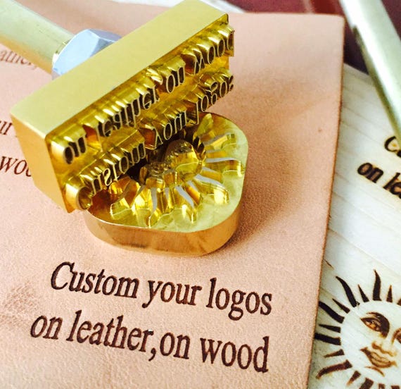 Custom Order Brass Stamp: Leather, Wood, Pottery, Clay