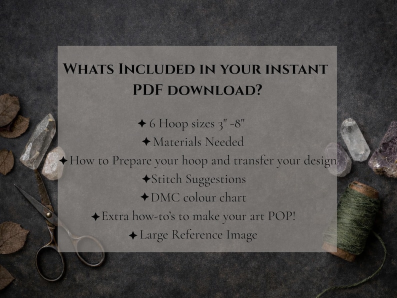 Whimsical Floral Deer Embroidery Pattern PDF | Woodland Stag Hand ...