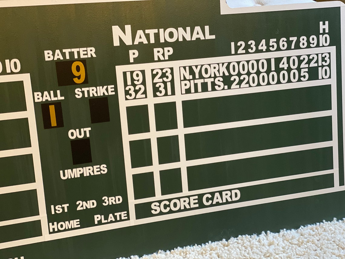 Pittsburgh Pirates Forbes Field Scoreboard y Working Longines Etsy España