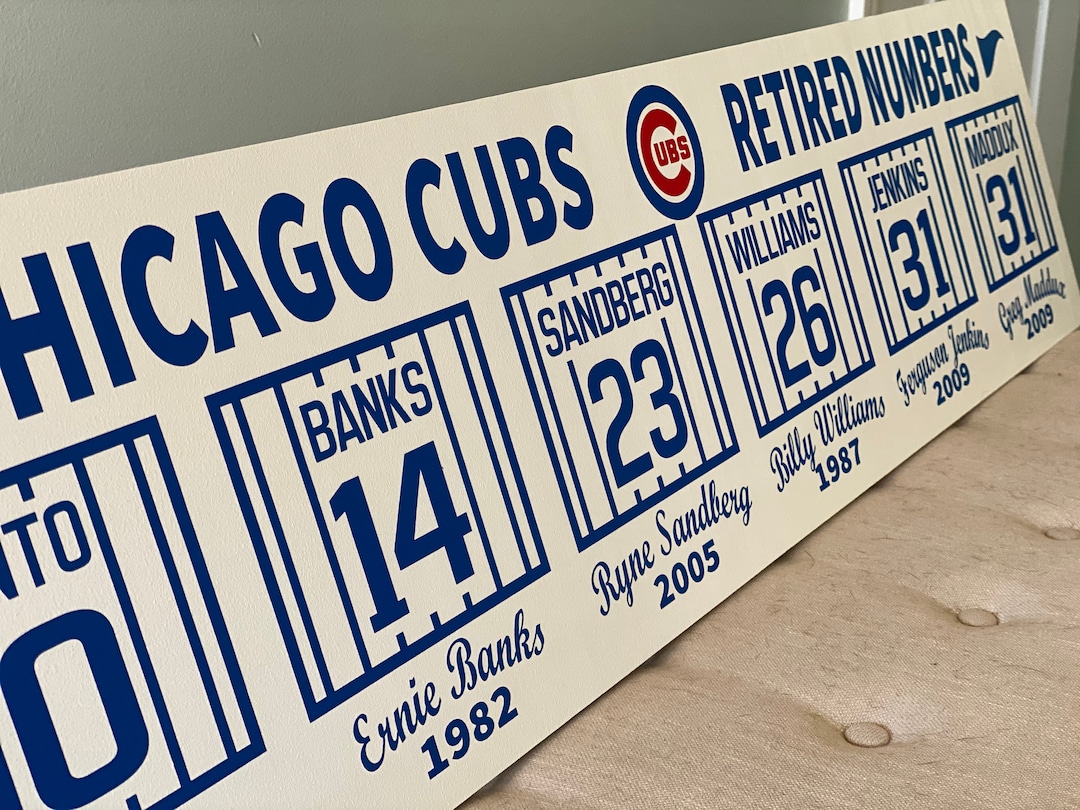 Cubs retired jerseys clearance
