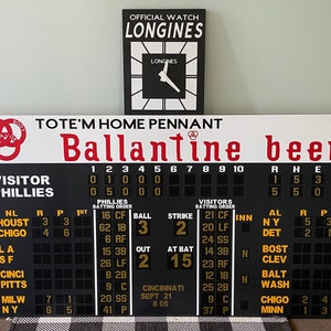Vintage Scoreboard - Etsy