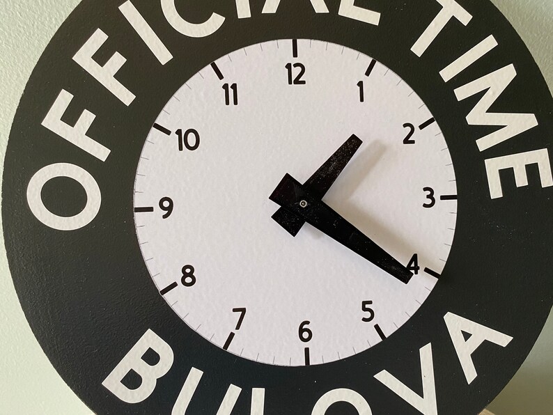 Brooklyn Dodgers Ebbets Field Clock Bulova Style Clock Collectible Sign Memorabilia 10 or 12 Gift Idea Holiday Free Shipping image 2