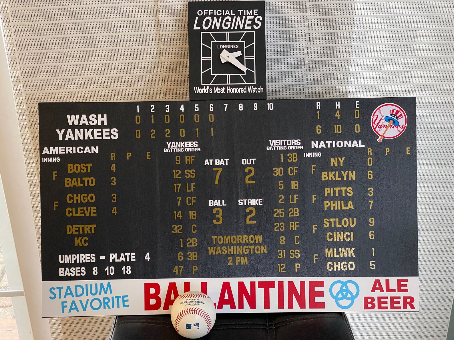 yankee score board yankee score board