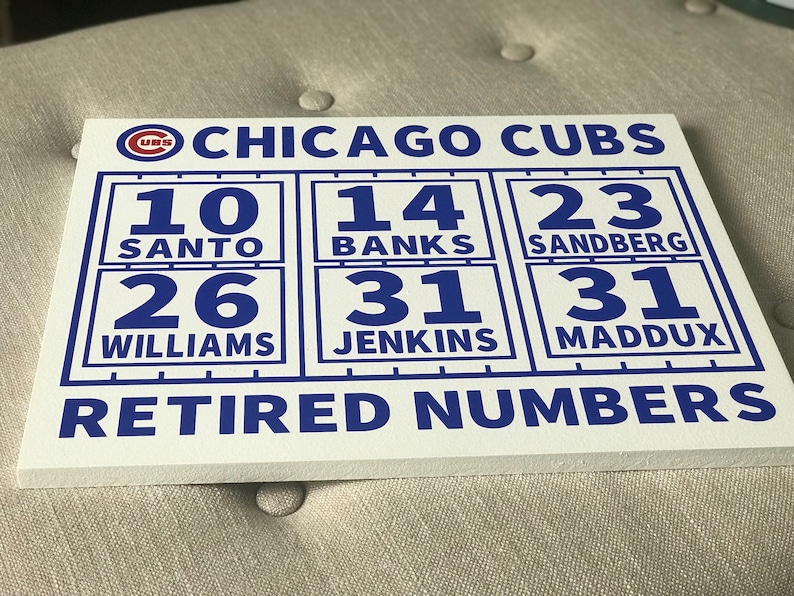 cubs retired jerseys