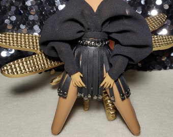 Hardware Fringe Skirt