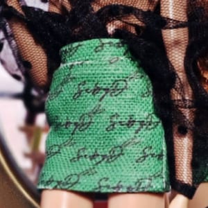 Signature Printed Linen Mini Skirt