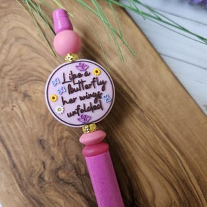 stylo à bille | positif | stylos personnalisés | stylo personnalisé | professeur | cadeau d'anniversaire | fournitures de bureau | maman | printemps | ami | papillon