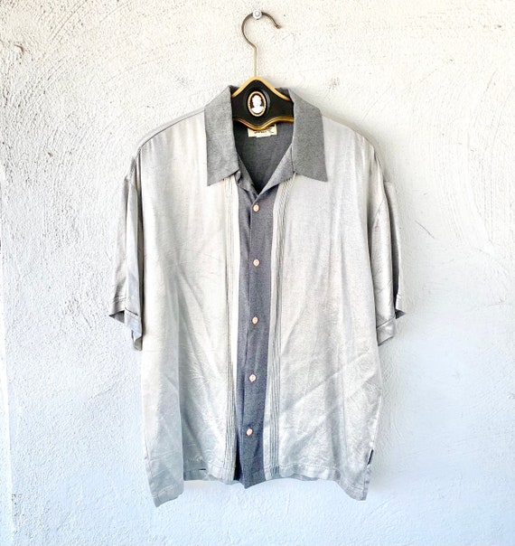 Vintage silver reflective shirt main image 0