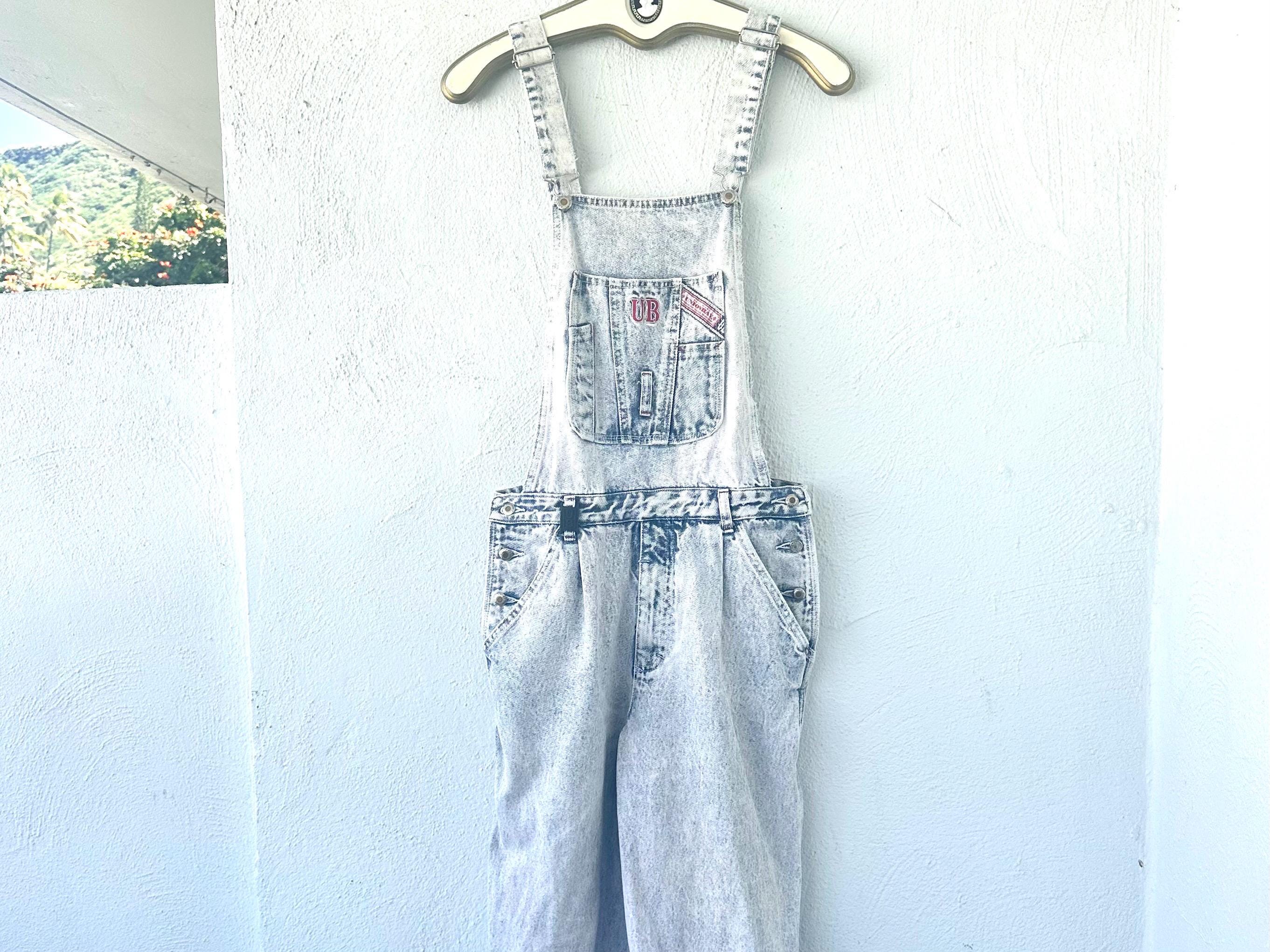 Vintage 80s Union Bay Overalls 1980s Acid Wash Jeans One Piece - Etsy