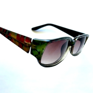 Vintage Y2k Square Sunglasses Colorful Shades
