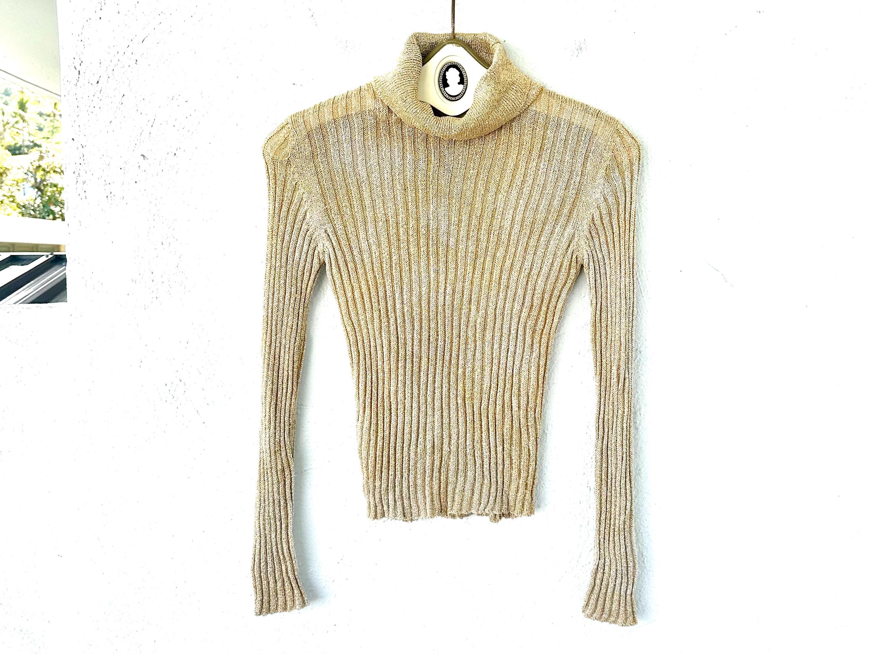 Lurex Sweater - Etsy