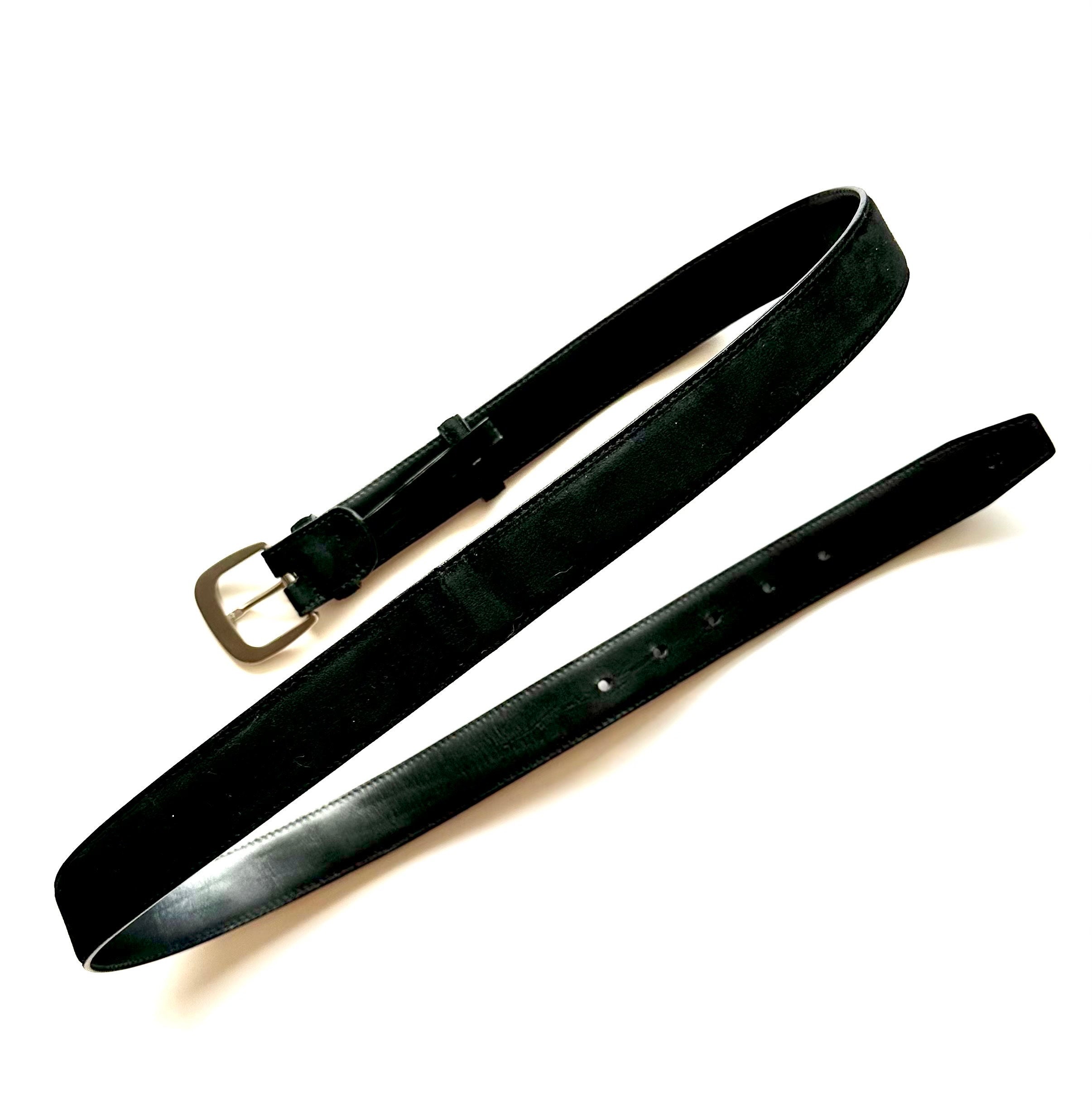 Vintage Salvatore Ferragamo Gancini Logo Suede Leather Belt  display picture 1
