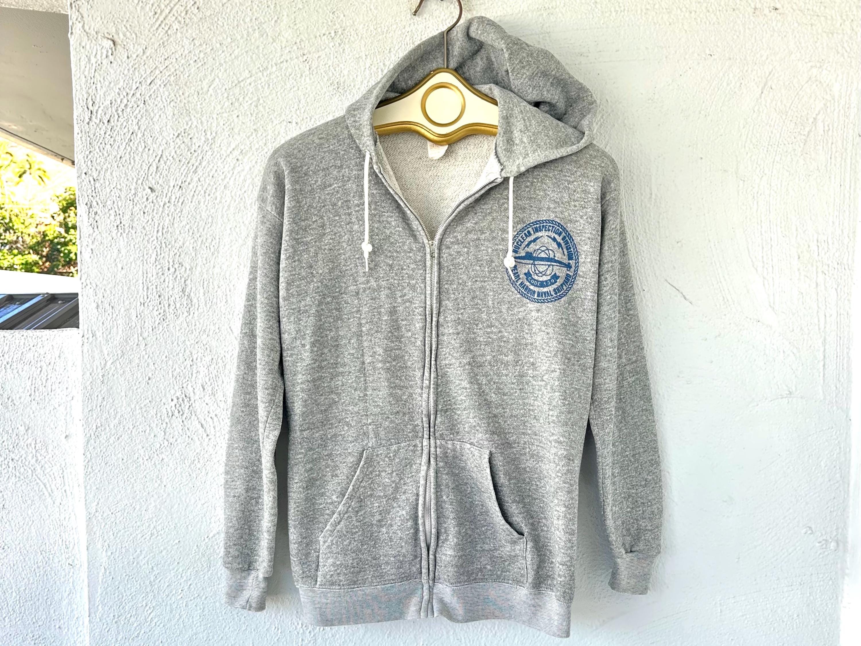 70s Zip Hoodie Grey - Etsy