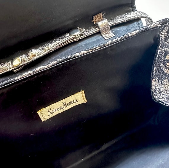 Vintage 80s 90s Neiman Marcus Lace Purse Handbag … - image 7