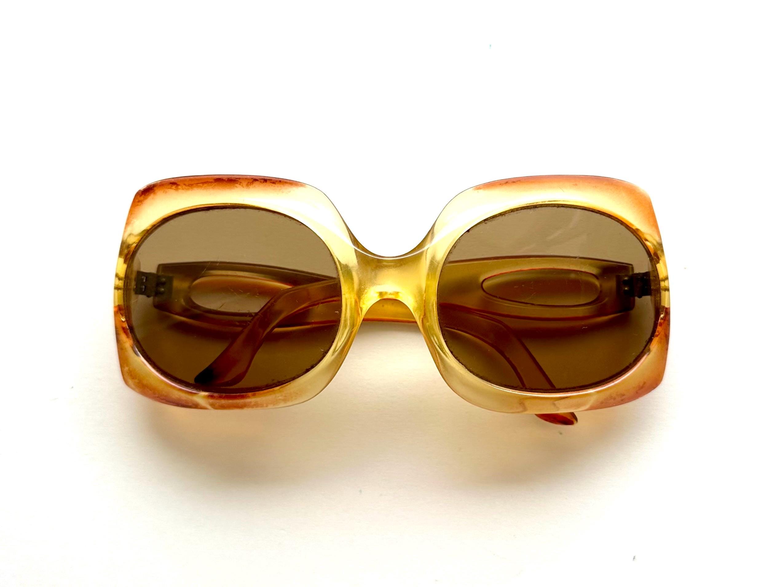 Christian Dior Vintage Oversized Women\'s Sunglasses - Brown Lenses Dior Brown Oversized Sunglasses for Women for sale | eBay main image 2