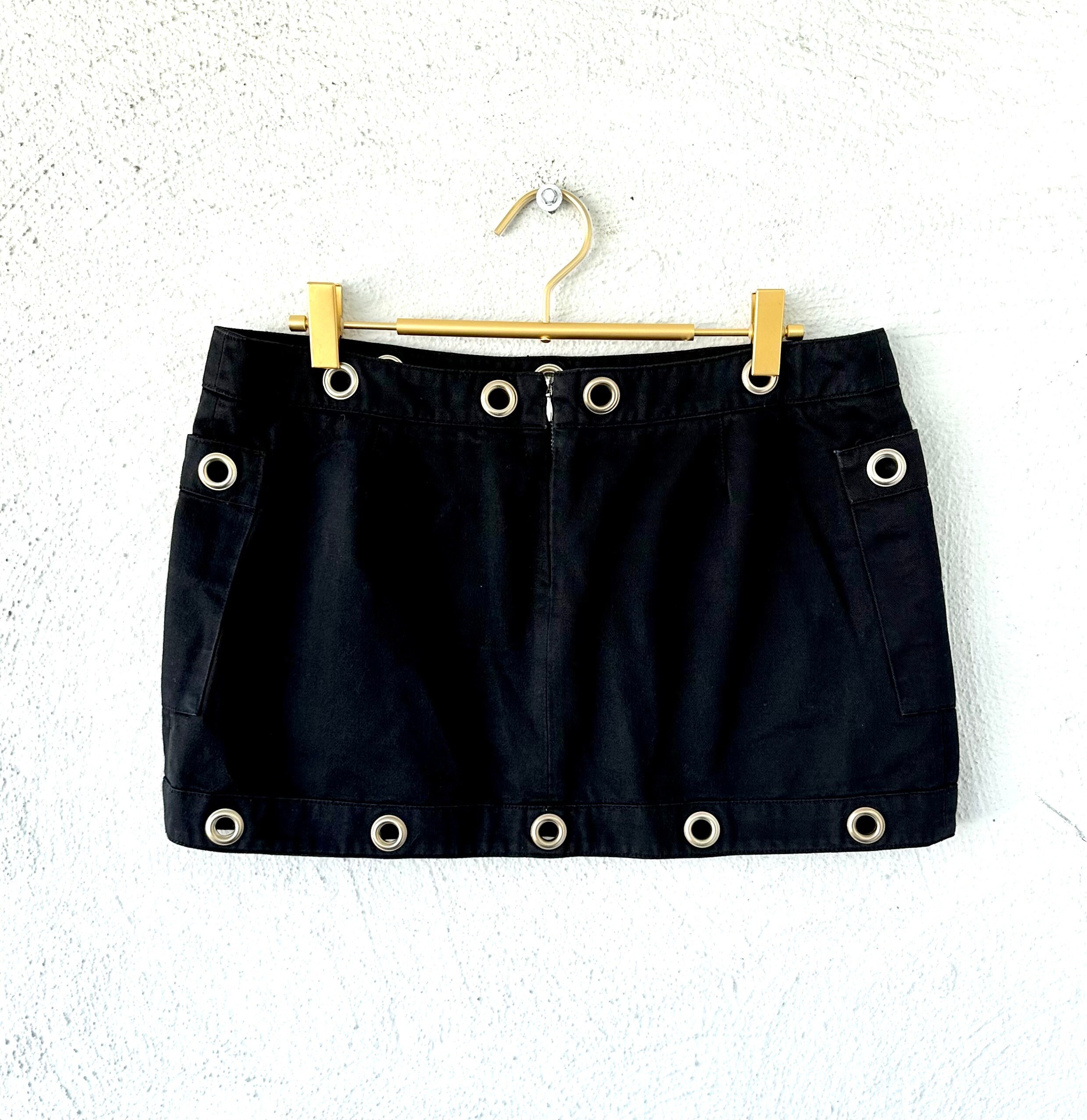 Vintage Dolce and Gabbana Y2k D&G Micro Mini Skirt Designer