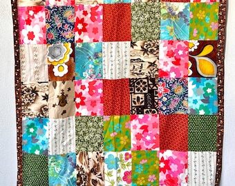 ヴィンテージ ドレスデン プレート キルト 花柄 パッチワーク