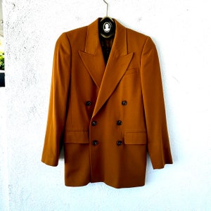 Vintage Jean Paul Gaultier Femme Suit Jacket Blazer Doible Breasted Coat JPG Cathedral Collection Top