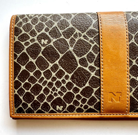 Vintage Nina Ricci Bifold Leather Wallet 1970s 19… - image 6