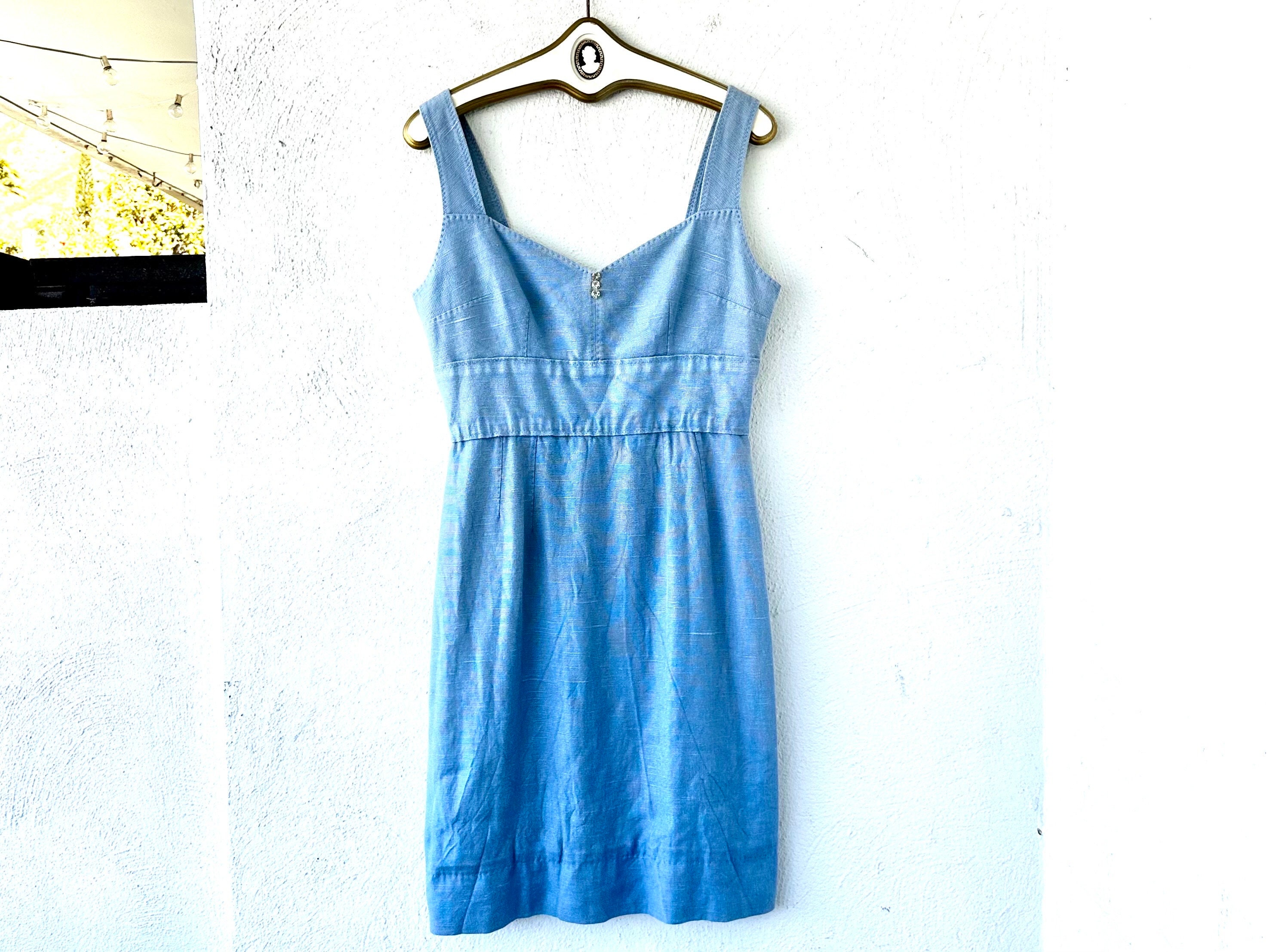 Dolce and Gabbana Blue Dress - Etsy