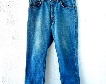 Vintage Levis Orange Tab Jeans Levis Thick Leather Patch Denim