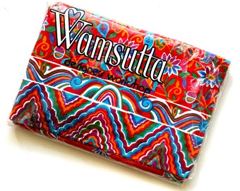 Vintage 70s Rainbow Sheets 1970s Bright Graphic Designer Double Flat Sheet Wamsutta Bedding