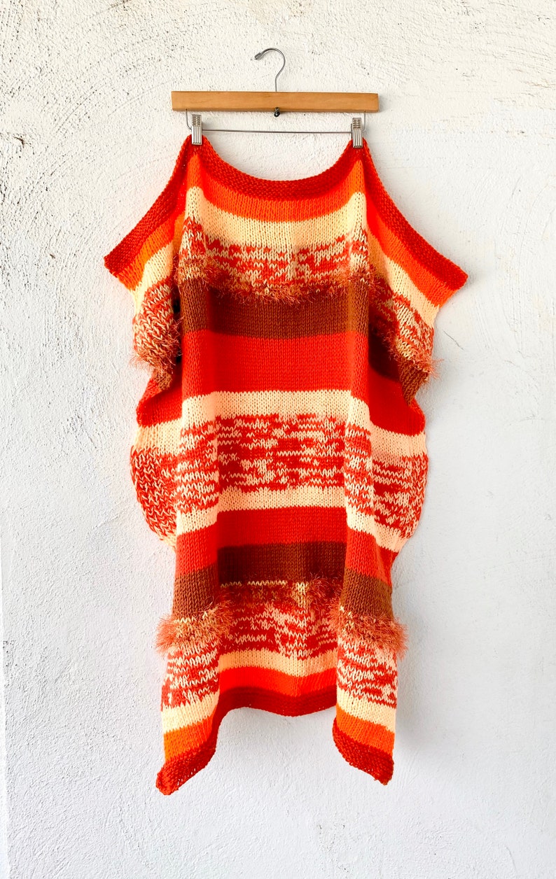 red sweater blanket