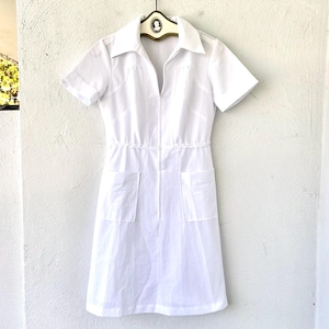 White Collar Dress - Etsy