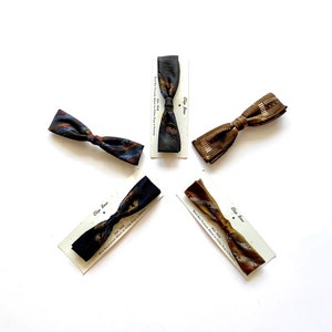 Vintage 40s 50s Silk Bow Tie