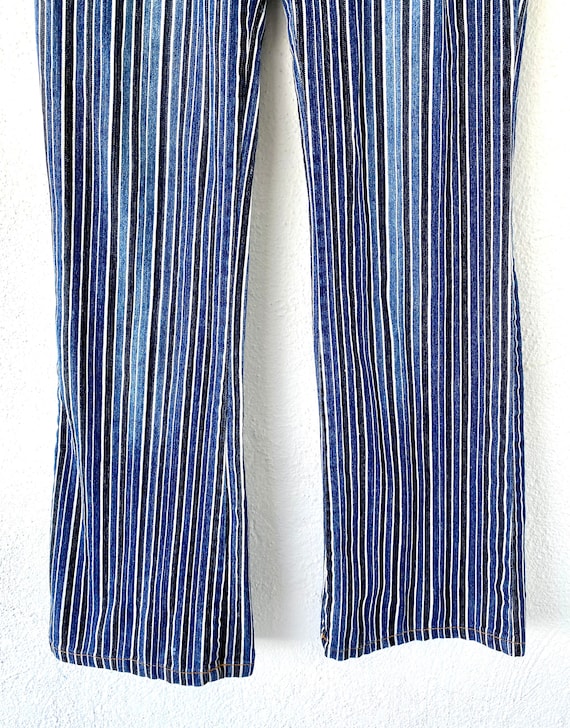 パンツ 00s archive y2k stripe design wide denim m41065922999_1.jpg