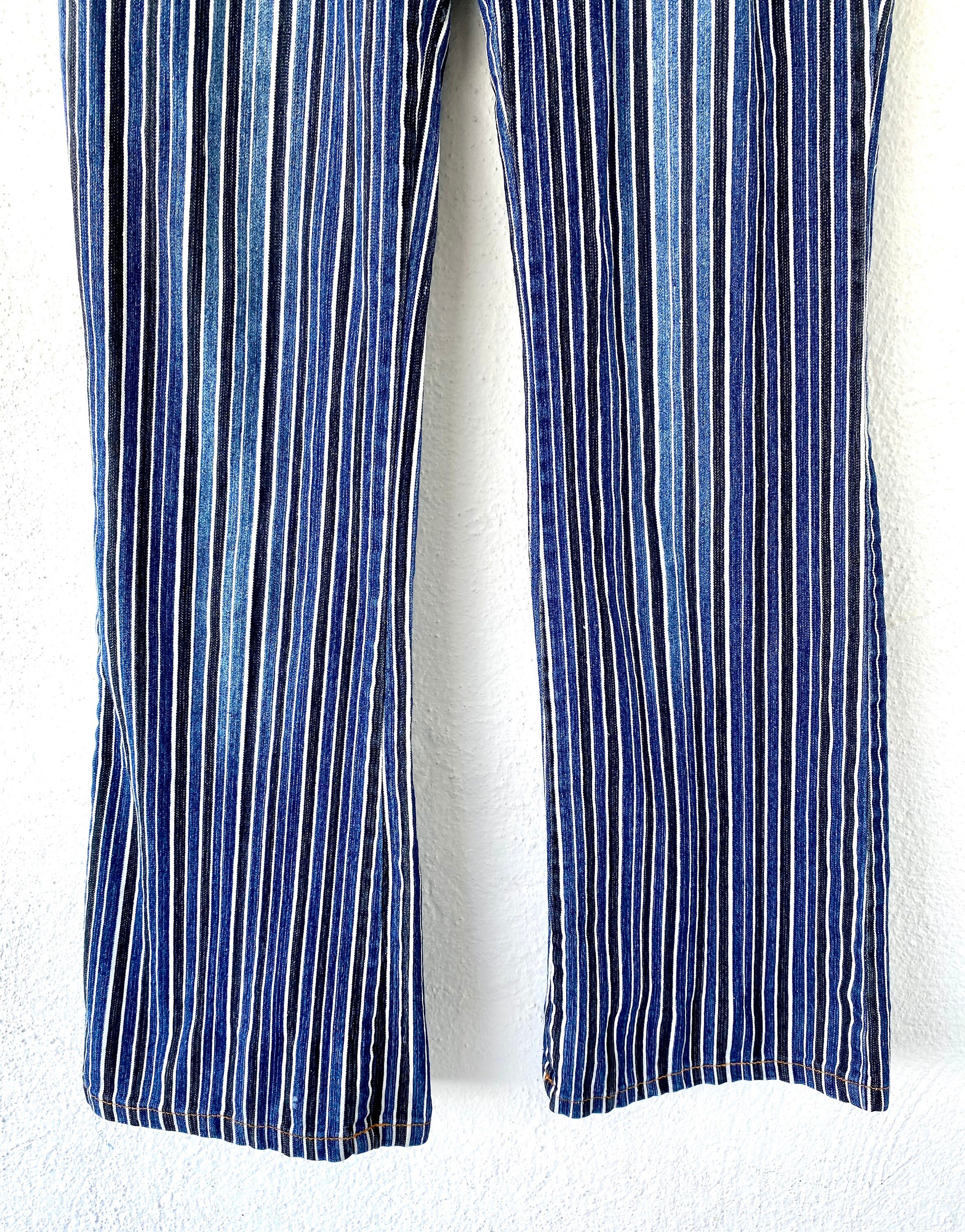 パンツ 2000's archive Stripe straight denim y2k 2000's archive Stripe straight denim y2k - メルカリ