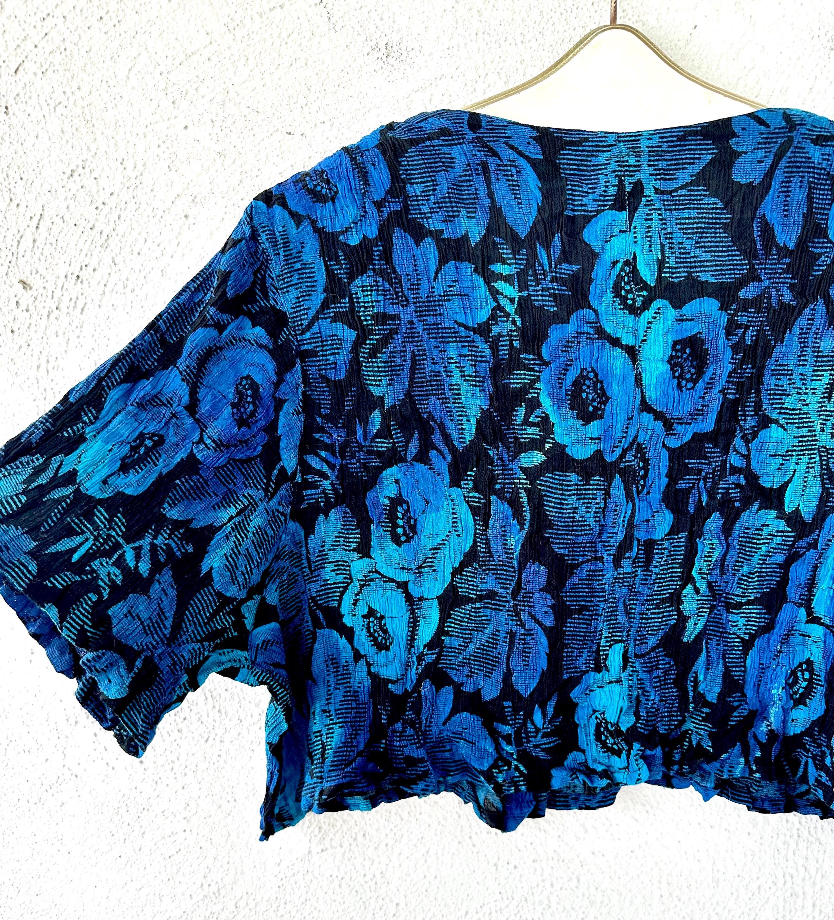 ヴィンテージ 90年代 ガーゼ ボタン付き シワ加工 オーバーサイズ