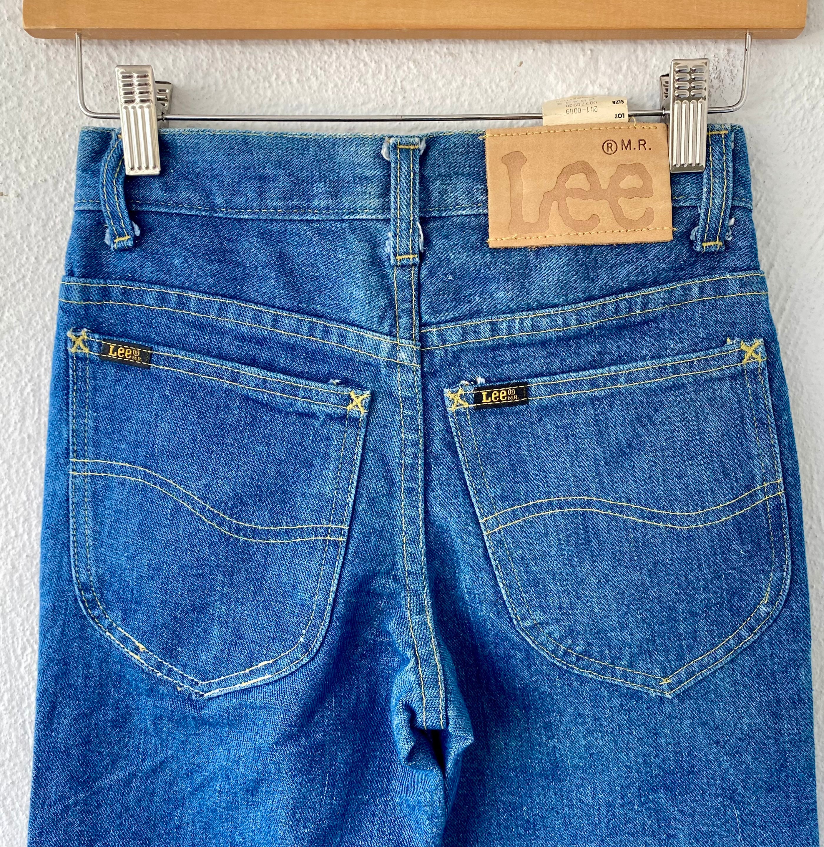 パンツ REALMcCoy'S Lee RIDERS DENIM PANTS Vintage 80s Lee Jeans Rider Straight Leg Raw Denim Pants