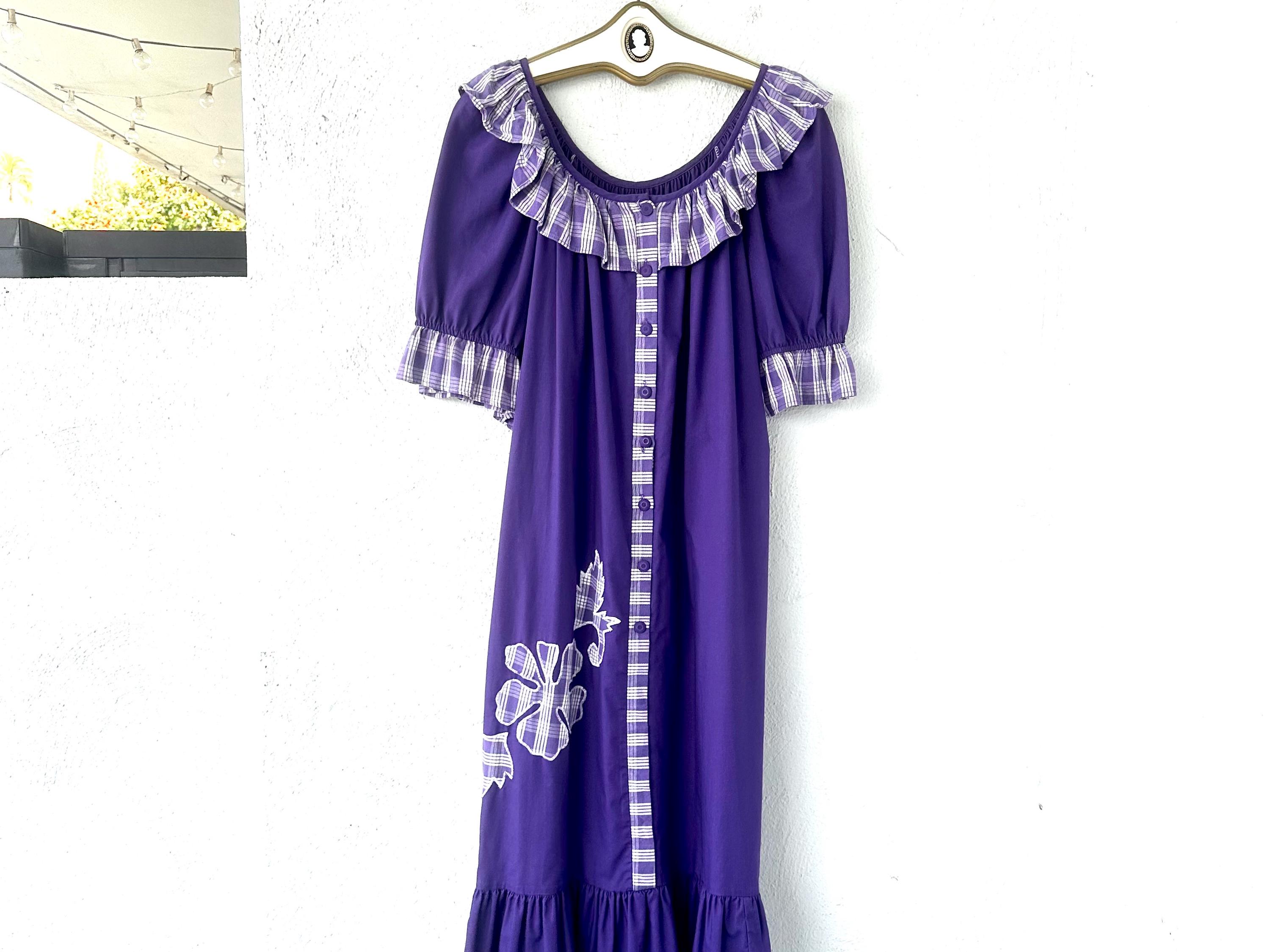 Palaka Vintage Muumuu 90/00s Hawaii Palaka Lucky You パラカ