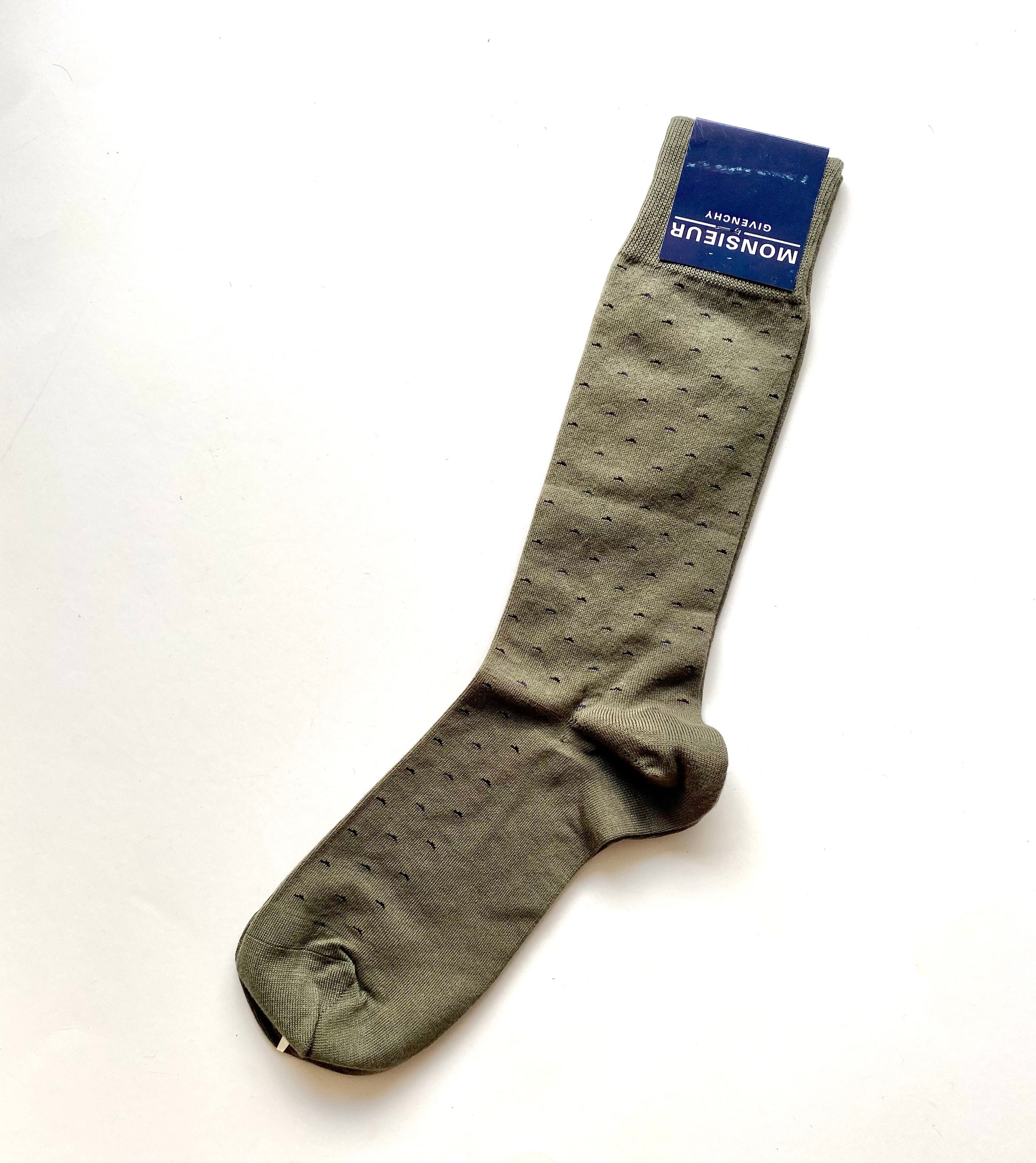 GIVENCHY｜SOCKS (BMB0464YHM 001) Givenchy 4G Logo Socks White Black Men's - US