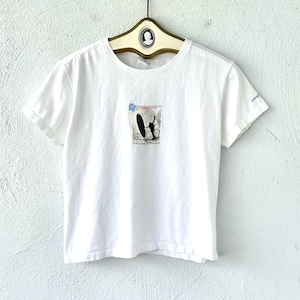 Vintage 90s Rell Sunn Patagonia Surf Hawaiian Tshirt 1990s Hawaii Wahine White Cropped Shirt