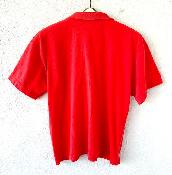 Vintage Valentino Polo Shirt Red Embroidered Logo Collared Top - Etsy