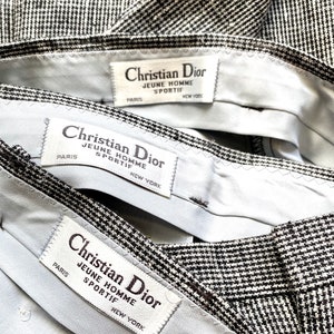 Vintage Christian Dior 80s Houndstooth Pants