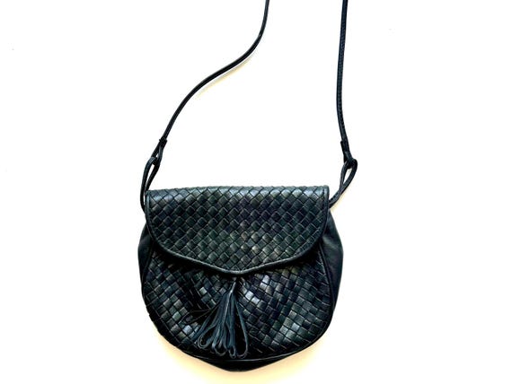 Black Woven Tassel Bag QTKJ Women main image 4