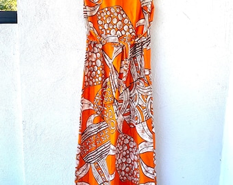 JaJa Fashions　ヴィンテージ　ハワイアンドレス　Hawaii製 ヴィンテージ 60年代 70年代 シアーズ ハワイアンドレス 1960年代 1970