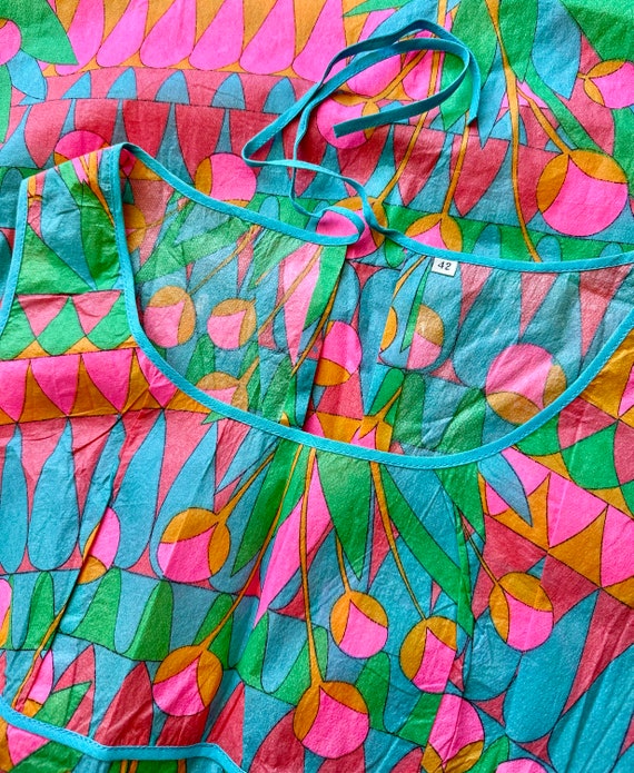 Vintage 60s Paper Dress Psychedelic Dress // 1960… - image 2