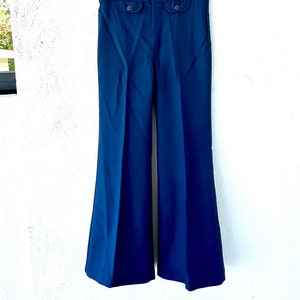 Vintage 70er Jahre Disco High Waisted Schlaghosen 1970s Schlaghose