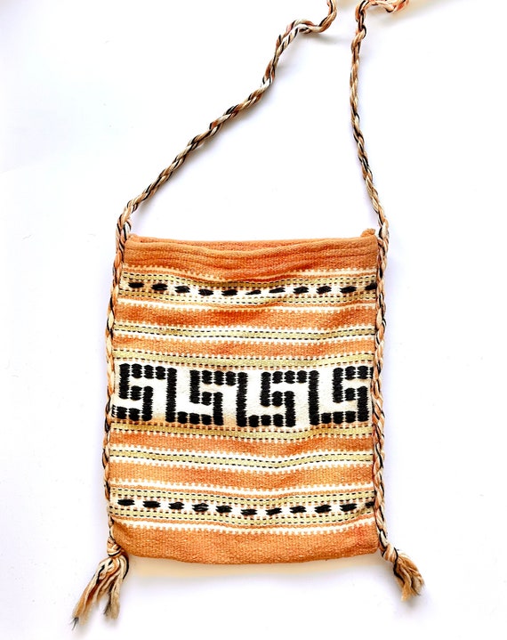 Mykonos - Large Tote, with Boho Fringe, Authentic Vintage Braided Rim