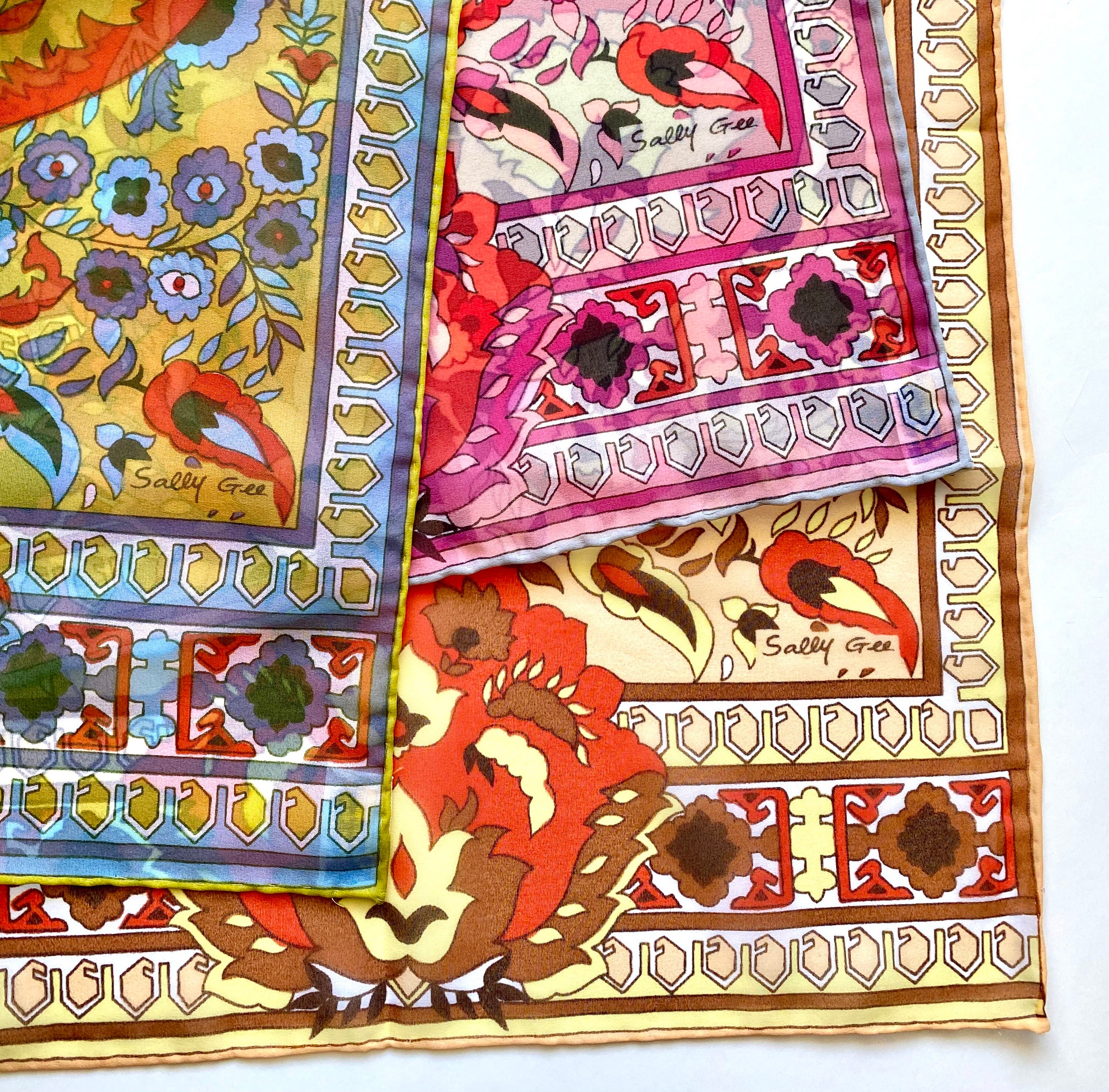 ヴィンテージ 60 年代 70 年代 サリー ジー ペイズリー ボヘミアン